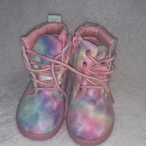 Fabkids Pastel Tie-Dye Boots